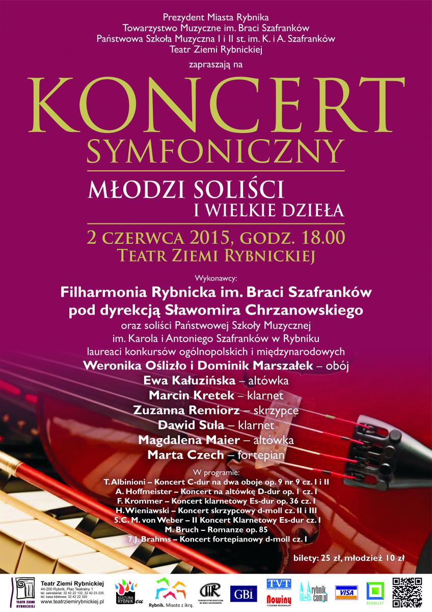 Koncert Symfoniczny Młodzi Soliści i WIelkie Dzieła